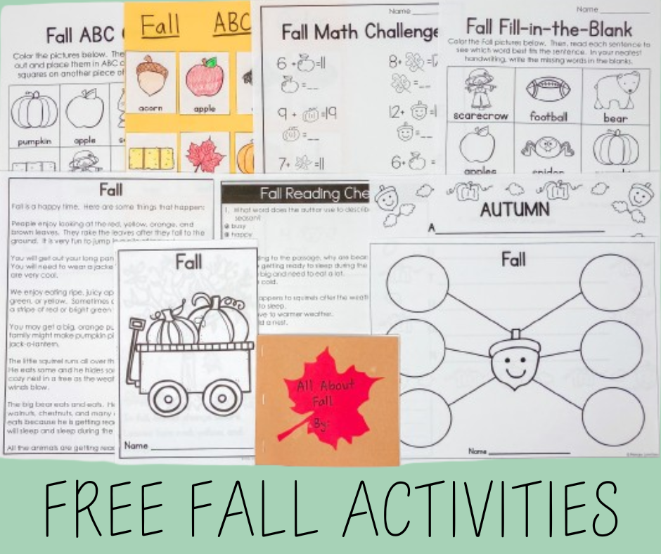 fall classroom activities