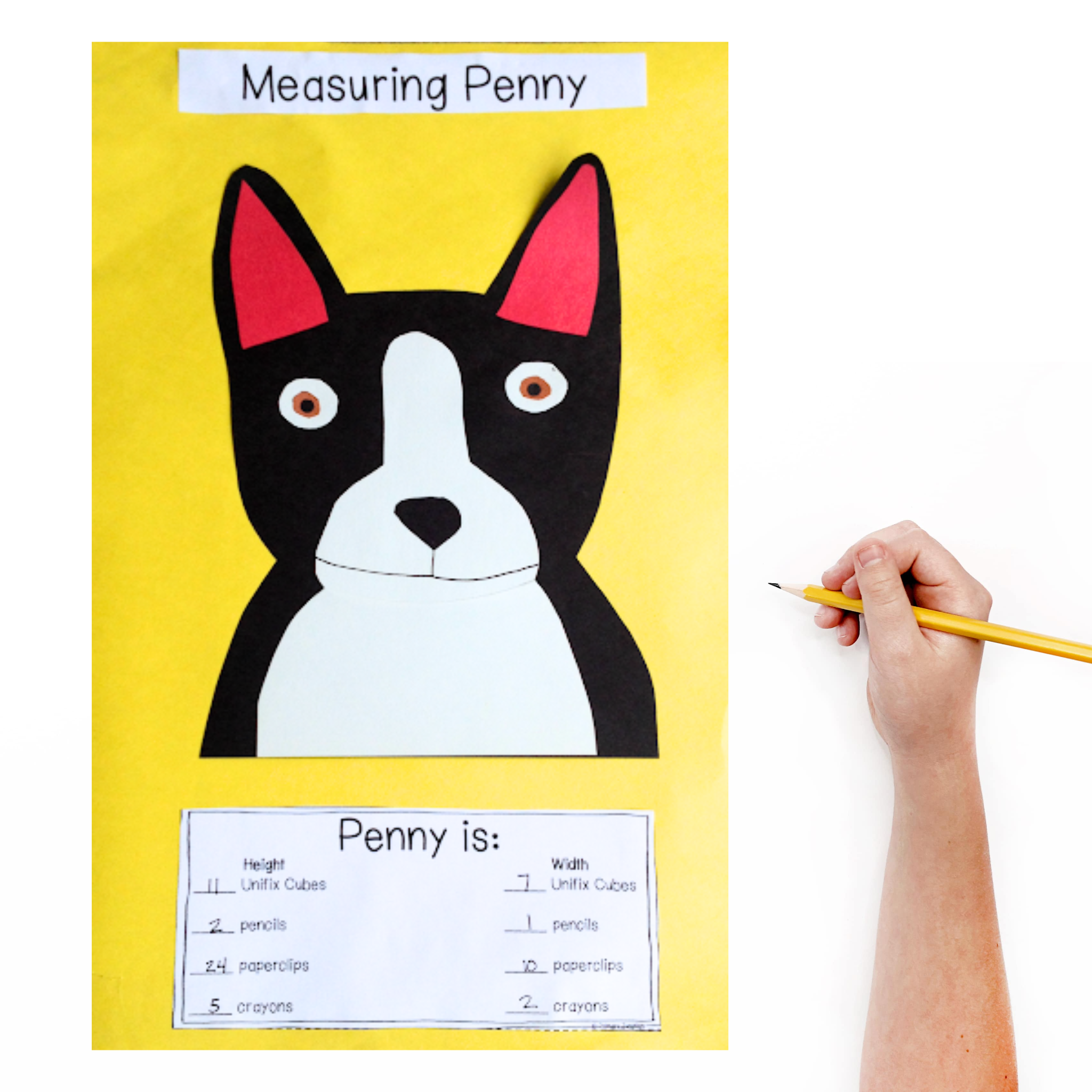 Second Grade Measurement 2nd Grade Length Differences Comparing Lesson Plan Math Centers Measuring Paths Adding Lengths Units Comparing Estimating Word Problems Craft Measuring Penny Nonstandard Units