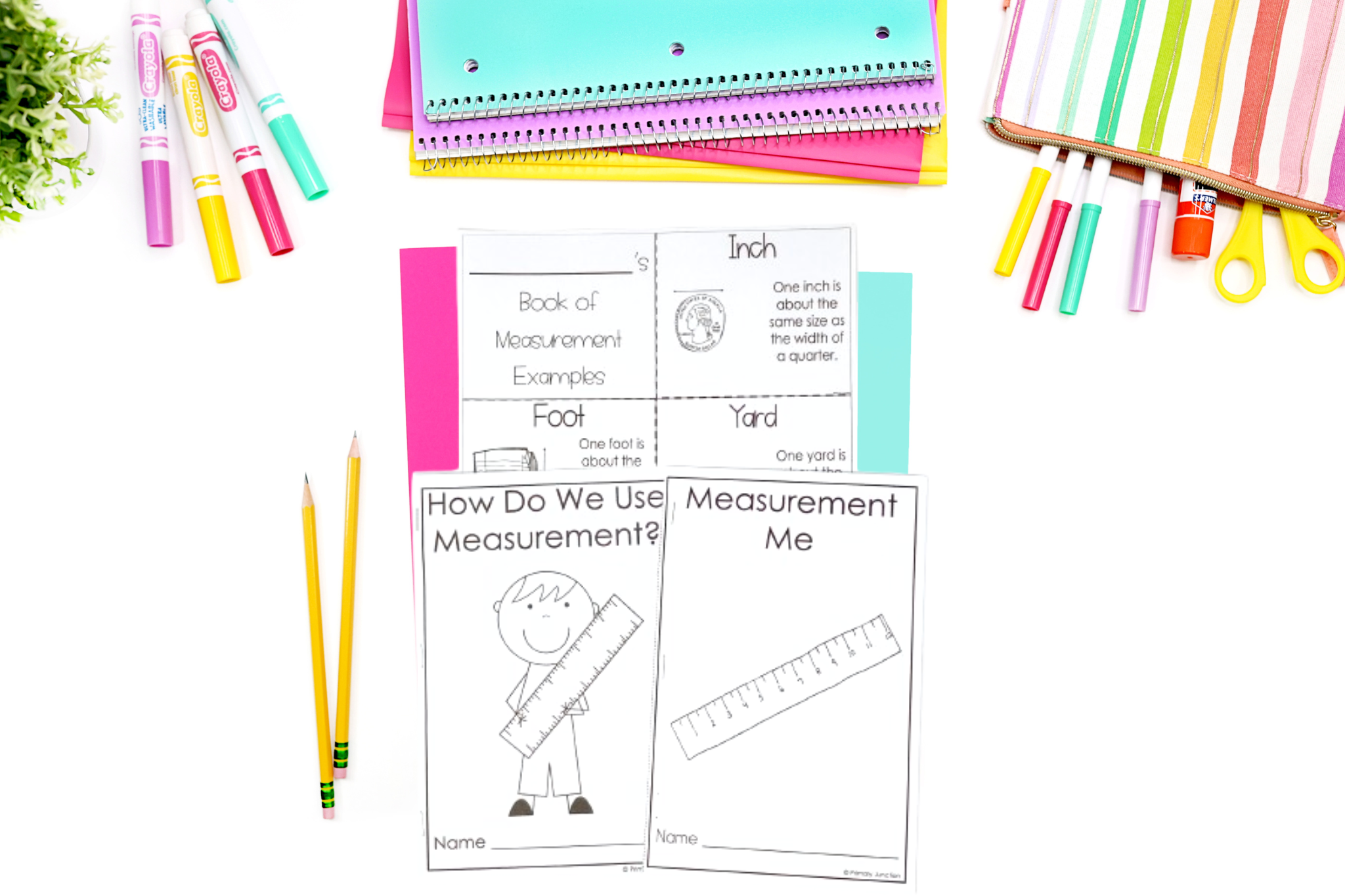 Second Grade 2nd Grade Measurement Measuring Unit Lesson Plans Length Activities Nonstandard Standard Units Craft Engaging Comprehensive Differences Comparing Estimating