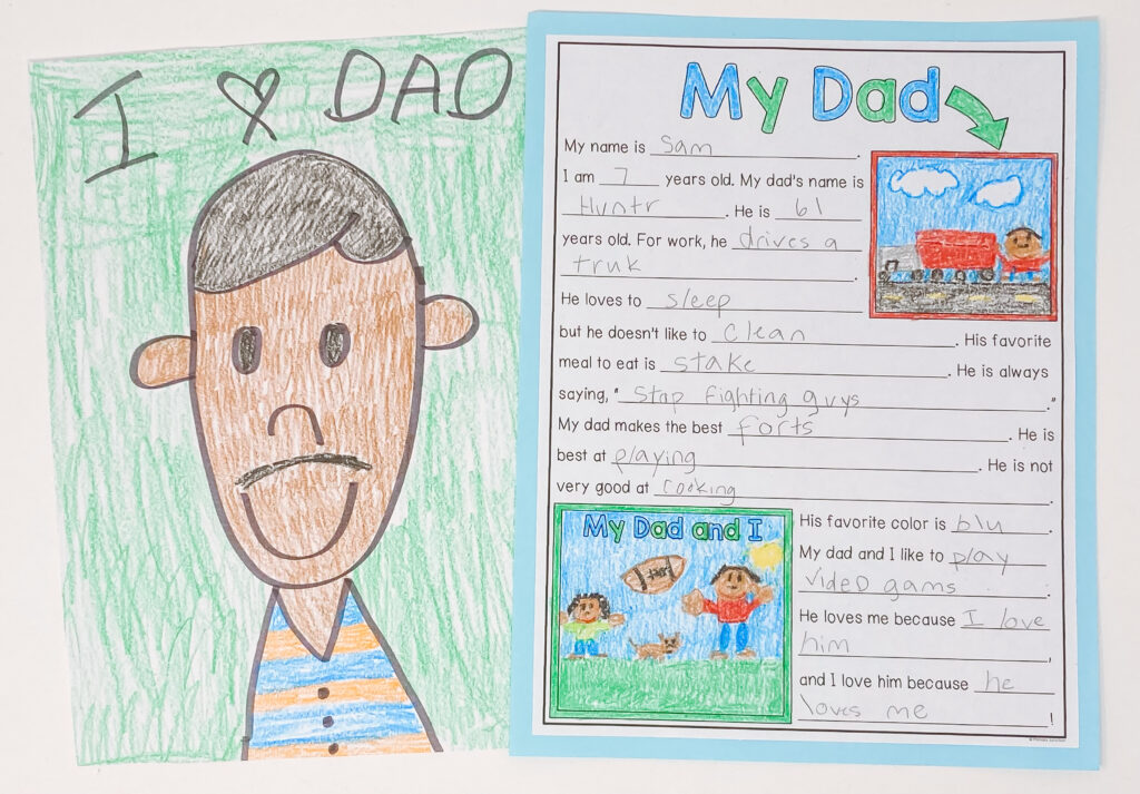 Father's Day survey questionnaire
