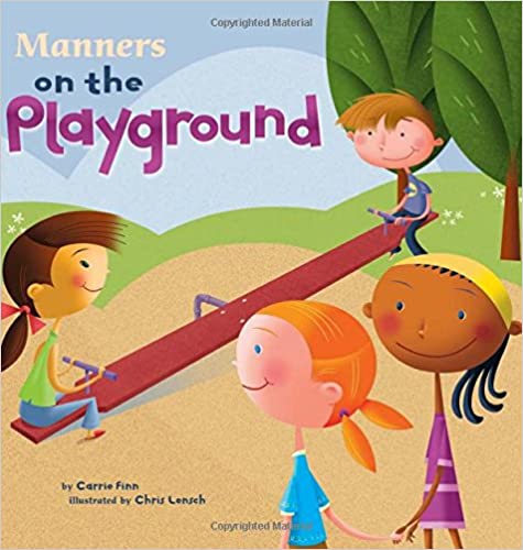 Manners on the Playground Book rules back to school beginning of year