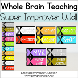 Whole Brain Teaching Super Improver Wall Whole Brain Teaching Reward System