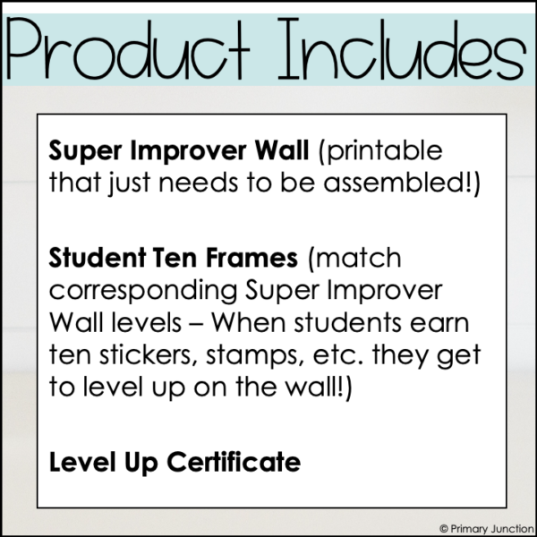 Whole Brain Teaching Super Improver Wall Whole Brain Teaching Reward System