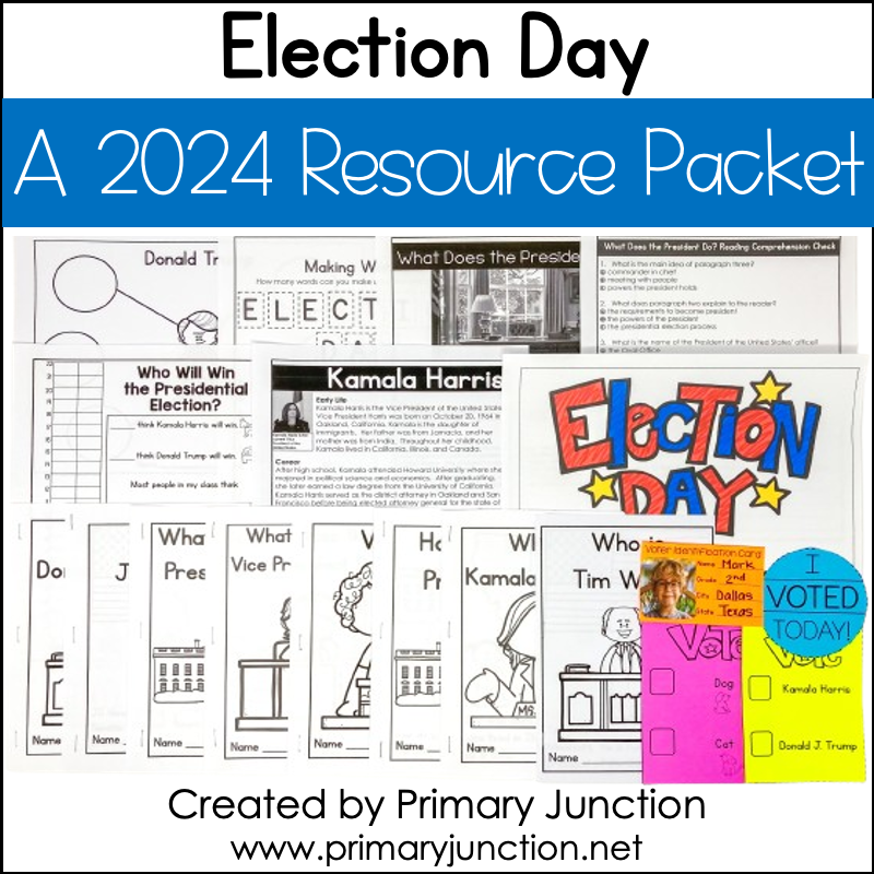 Election Day 2024 Classroom Activities for Kids