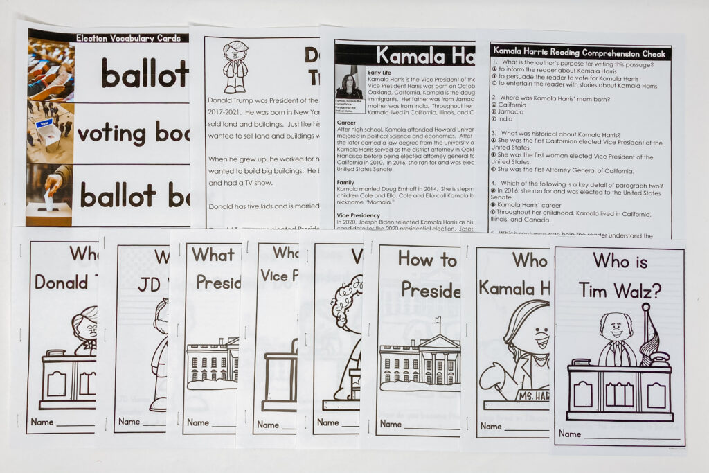 Election Day 2024 Classroom Activities for Kids