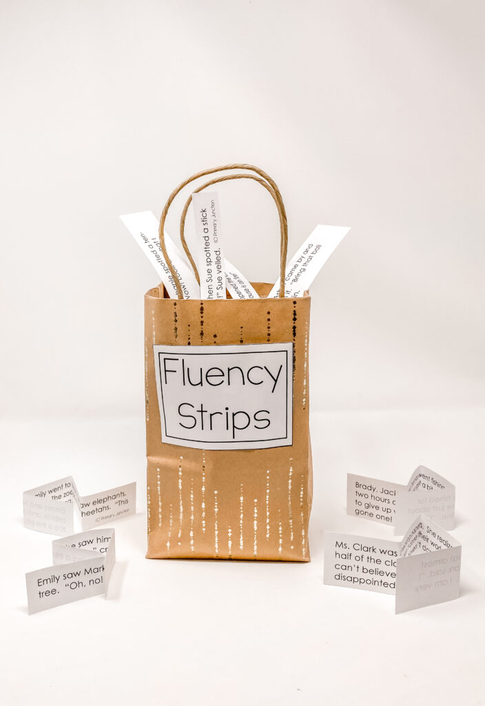 Reading Fluency Practice Strips - An activity that will help students practice reading fluency and reading with expression skills.  Digital and Print versions are included.