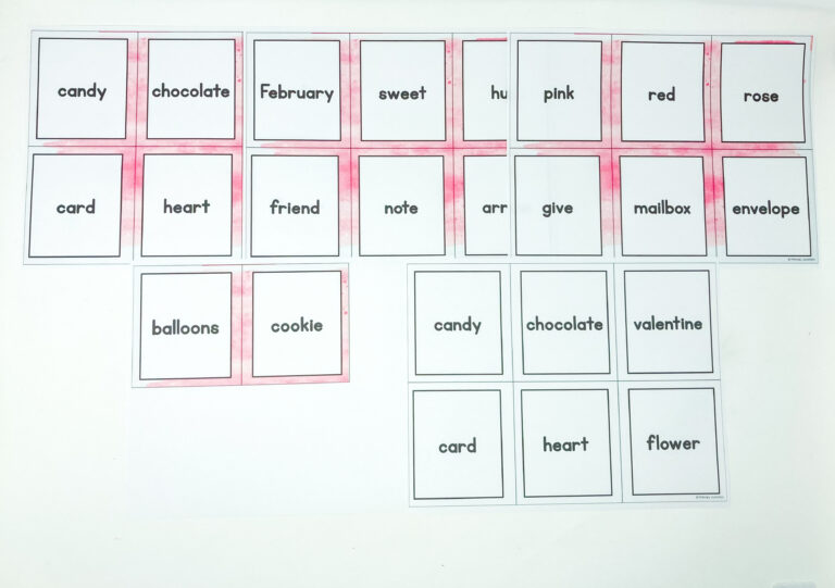 Valentine ABC Order Activity Valentine's Day Literary Center Alphabetical Order