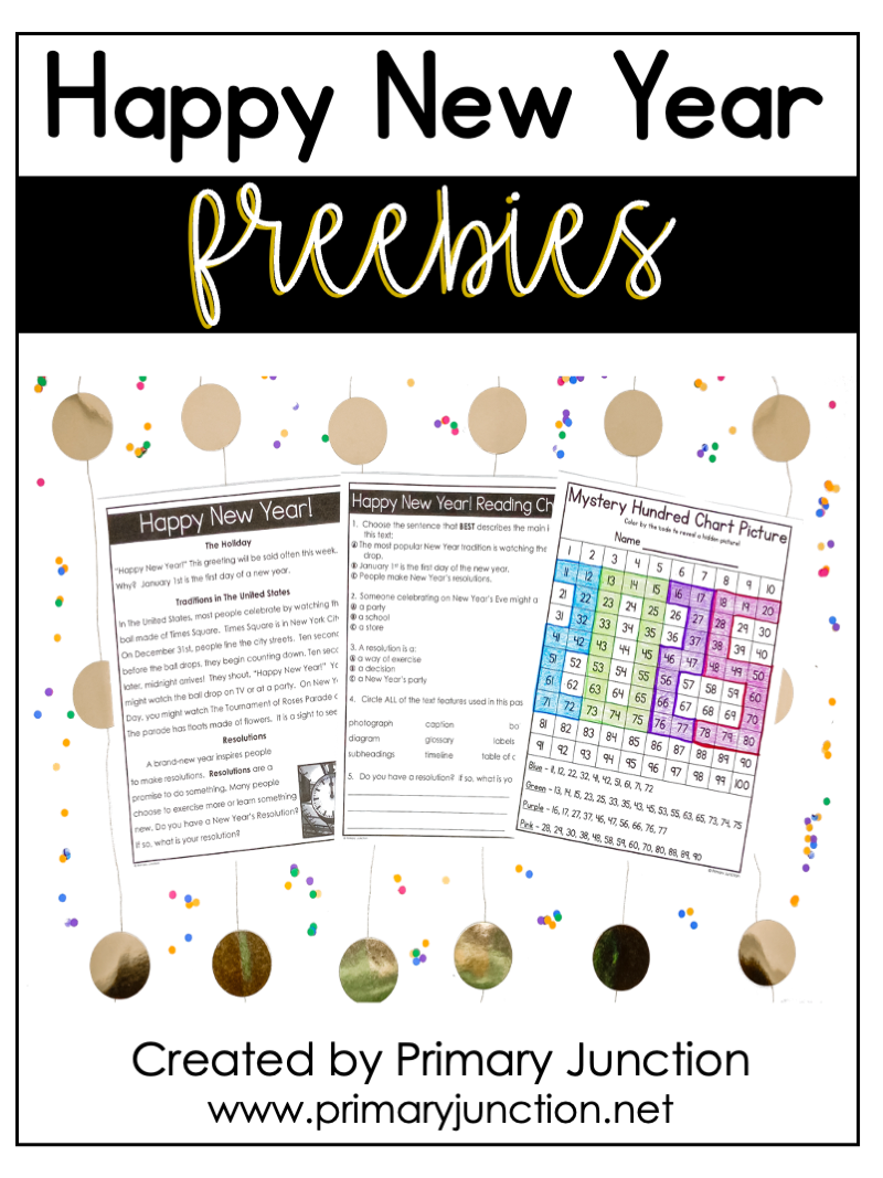 2025 New Year Classroom Activities Primary Junction