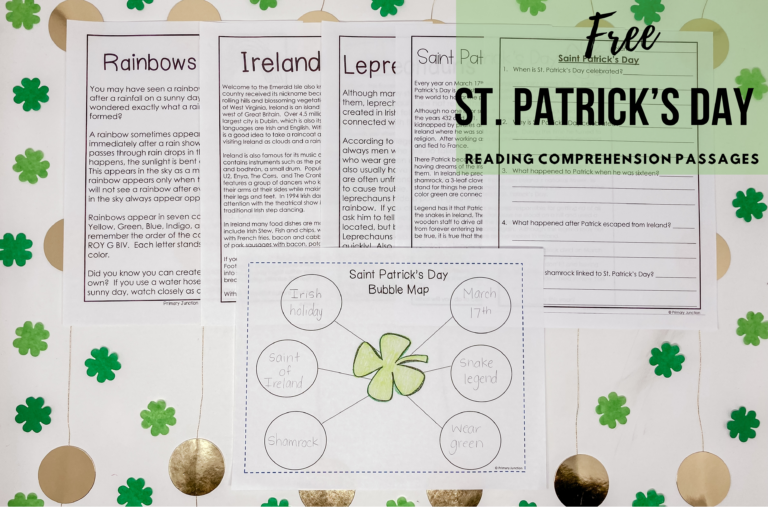 Free St. Patrick’s Day Reading Comprehension Passages