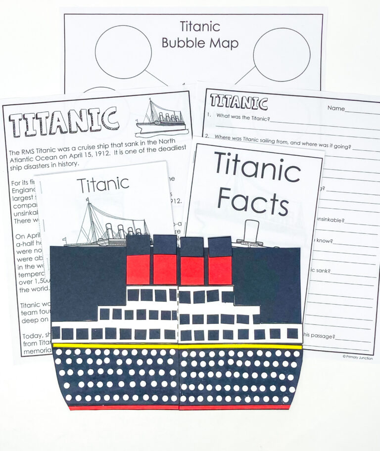 Titanic, Reading Comprehension Passages, Writing, Craft, Activity, Unit, Titanic Unit,